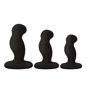 Nexus G-Play Trio+ Plus Unisex Vibrator Set of 3 Sizes in Multi Color or Black