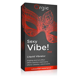 Orgie Sexy Vibe Hot Liquid Vibrator Tingling and Hot Effect 15 ml 0.5 fl oz love is love buy sex toys in singapore u4ria loveislove