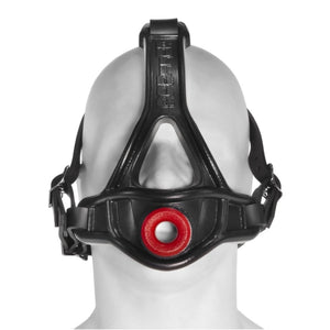 Oxballs Bulldog Silicone Head Harness Gag Black/Red  buy in Singapore LoveisLove U4ria