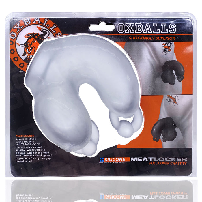 Oxballs Meatlocker Chastity Clear Ice (Authorized Dealer)