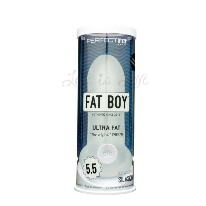 Perfect Fit Fat Boy Ultra Fat Sleeve 5.5 Inch Clear