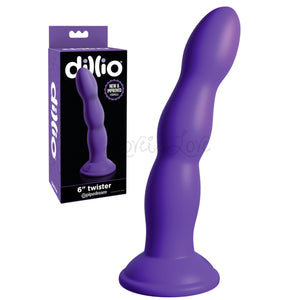 Pipedream Dillio 6 Inch Twister Dildo Purple Buy in Singapore Loveislove U4Ria 