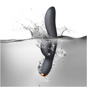Rocks-Off 10 Speed Regala Rechargeable Silicone Rabbit Vibrator Black Buy in Singapore LoveisLove U4Ria 
