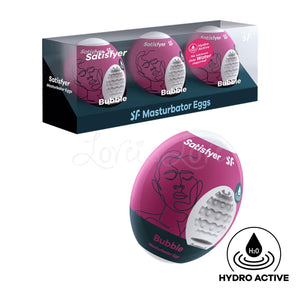 Satisfyer Bubble Masturbator Eggs Single or Set of 3 love is love buy sex toys in singapore u4ria loveislove