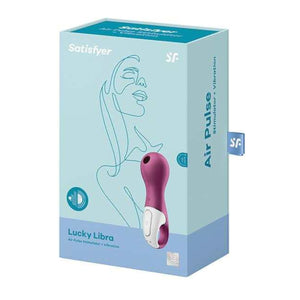 Satisfyer Lucky Libra Silicone Rechargeable Clitoral Stimulator Berry Buy in Singapore LoveisLove U4Ria 