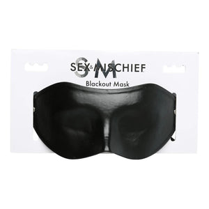 Sex & Mischief Blackout Eye Mask Black buy in Singapore Loveislove U4ria