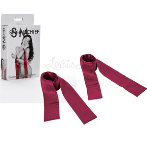 Sex & Mischief Enchanted Silky Sash Restraints Red Buy in Singapore LoveisLove U4Ria
