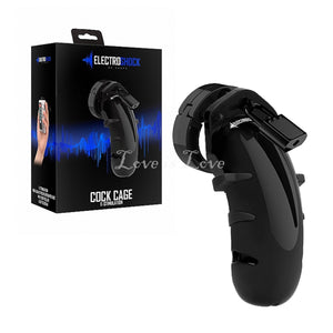 Shots Electroshock E-Stim Chastity Cock Cage Buy in Singapore LoveisLove U4Ria