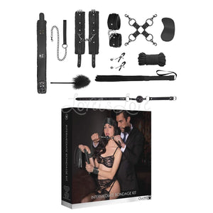Shots Ouch Intermediate Bondage Kit Black Buy in Singapore LoveisLove U4Ria