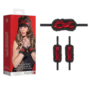 Shots Ouch! Introductory Bondage Kit #7 Red love is love buy sex toys in singapore loveislove u4ria