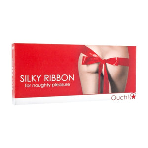 Shots Ouch Silky Ribbon Black or Red Buy in Singapore LoveisLove U4Ria