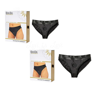 Sportsheets Em.Ex. Active Harness Wear Silhouette Harness Black Small or Medium Buy in Singapore LoveisLove U4Ria