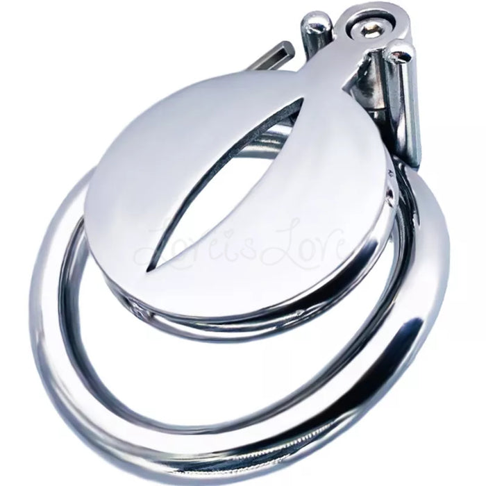 Stainless Steel Mini Sissy Chastity Cage #71 with 45 mm Ring (Popular Design - Best Seller)