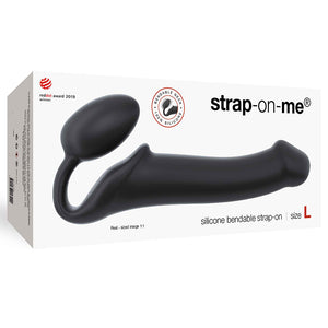Strap-On-Me Non-Vibrating Semi Realistic Bendable Strap-On Silicone Dildo