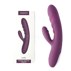 Svakom Avery Thrusting Rabbit Vibrator (Authuorized Dealer) Award-Winning & Famous - Svakom love is love buy sex toys in singapore u4ria loveislove