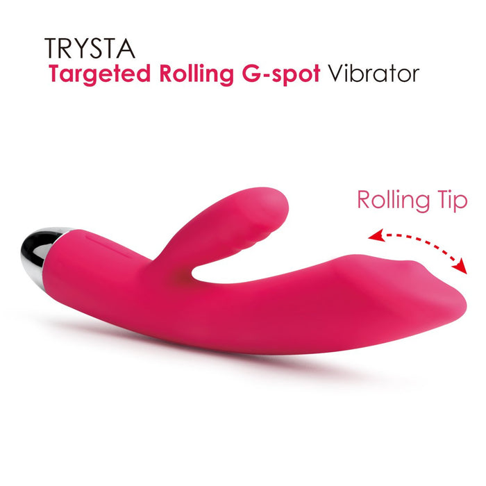 Svakom Trysta Dual-Motor Targeted Rolling-Bead G-spot & Clitoris Vibrator [Authorized Dealer]