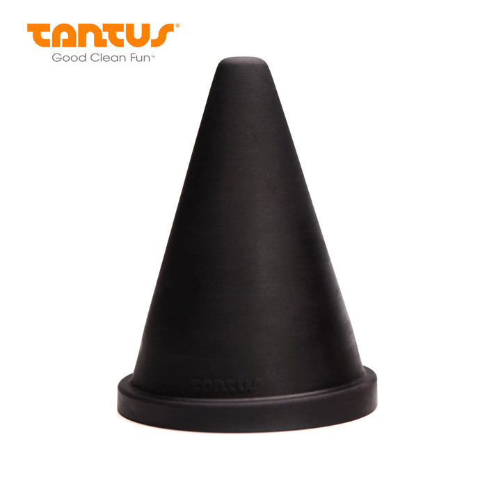 Tantus Cone Squat Ultra-Premium Silicone Black Dildo