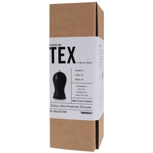 Tantus Tex XL Advanced Anal Plug Onyx Black