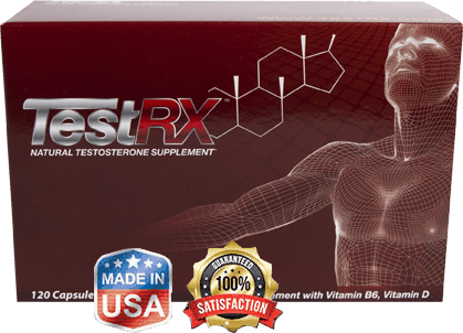 TestRX Natural Testosterone Supplement - Anti-Aging (120 capsules)(Just Sold)(Exp 12/2024)