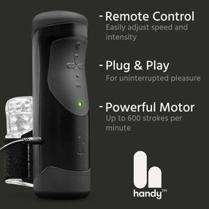 The Handy App-Controlled Interactive Bluetooth Stroker Male Automatic Masturbator (With "Safety Mark" Approved) Or Dream Lips Sleeve  Buy in Singapore LoveisLove U4Ria 