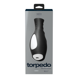 VeDo Torpedo Vibrating Rechargeable Stroker Black (Just Sold)