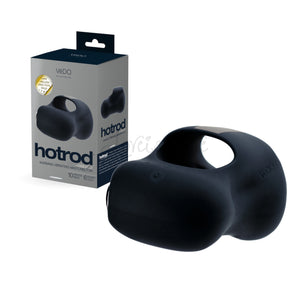 Vedo HOTROD RECHARGEABLE Warming Silicone Masturbator JUST BLACK Buy in Singapore LoveisLove U4Ria
