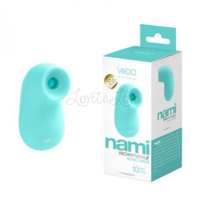 Vedo Nami Rechargeable Sonic Vibe Tease Me Turquoise or Foxy Pink