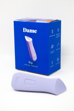 Dame Products Kip Clit Stimulator Lipstick Vibrator Lavender Buy in Singapore LoveisLove U4ria 