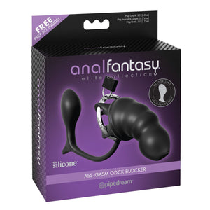 Anal Fantasy Elite Collection Ass-Gasm Cock Blocker For Him - Chastity Devices Anal Fantasy Collection 
