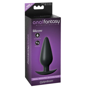 Anal Fantasy Elite Collection Weighted Silicone Plug Small (With 125g Internal weighted Ball) Anal - Anal Fantasy Collection Anal Fantasy Collection 