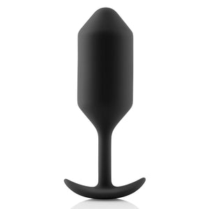 b-Vibe Snug Plug 3 Silicone 180 Grams Weighted Balls Plug Black Or Teal Anal b-Vibe Black 