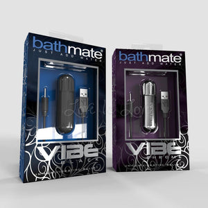 Bathmate Vibe Bullet Chrome and Black Vibrators - Bullet & Egg Bathmate