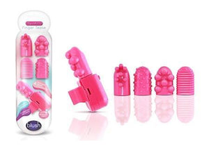 Blush Finger Tease Hot Pink Vibrators - Finger & Tongue Blush Novelties