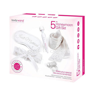 Bodywand Couples Collection 5 Piece Honeymoon Gift Set White Vibrators - Wands & Attachments The Bodywand