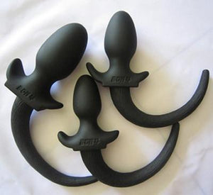 BON4 Silicone Puppy Tail in Large or XL (Best Quality Puppy Tail) Anal - Tail & Jewelled Butt Plugs BON4 Medium (335mm X 49mm) 