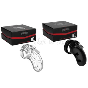 Shots Mancage Chastity Cage Model 01 Black or Transparent 3.5 inches in length buy in Singapore LoveisLove U4ria