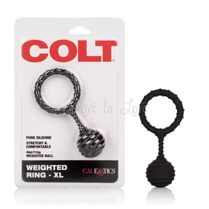CalExotics Colt Weighted Ring XL Cock Rings - Stretchy Cock Rings Colt by CalExotics 