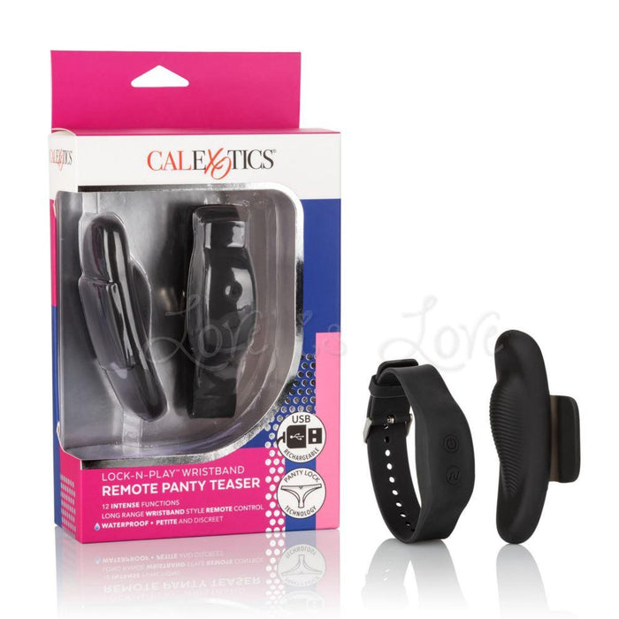 CalExotics Lock-N-Play Wristband Remote Panty Teaser Vibrator