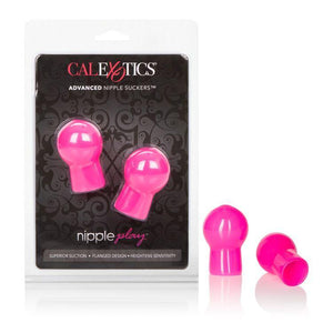 CalExotics Nipple Play Advanced Nipple Suckers Black or Pink (Hard PVC Plastic)(New Packaging) Nipple Toys - Nipple Suckers CalExotics Pink 