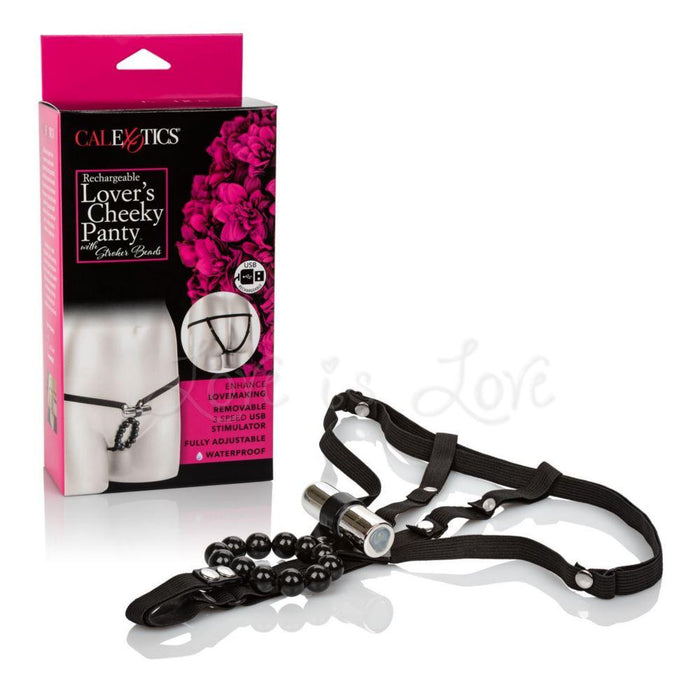 CalExotics Rechargeable Lovers Cheeky Panty with Stroker Beads (With Vibe)( Just Sold )
