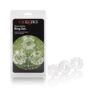CalExotics Reversible Ring Set Cock Rings - Stretchy Cock Rings CalExotics