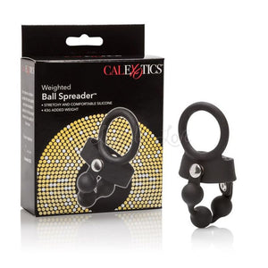 CalExotics Weighted Ball Spreader - 43G Added Weight Cock Rings - Ball Dividers/Stretchers CalExotics