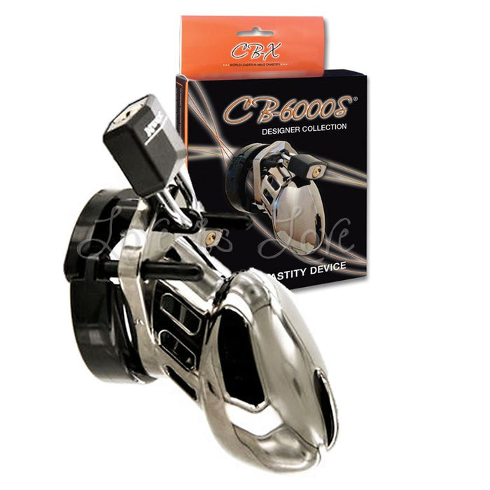 CB-X CB-6000S 2.5 Inch Male Chastity Device Chrome (Authorized Dealer)