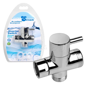 CleanStream Diverter Switch Shower Valve Anal - Anal Douches & Enemas CleanStream
