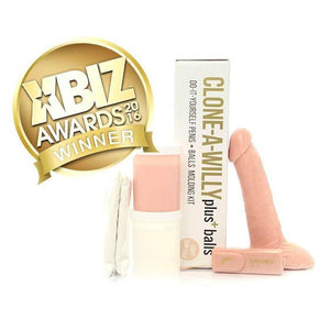 Clone-A-Willy Molding Kit - Vibrating Penis With Balls Dildos - Classic & Clone Your Own Clone-A-Willy