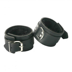 Strict Leather Fur Lined Wrist Cuffs buy in Singapore LoveisLove U4ria