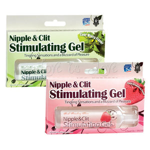 Doc Johnson Nipple And Clit Stimulating Gel Mint or Strawberry Nipple Toys - Nipple Arousal Doc Johnson 
