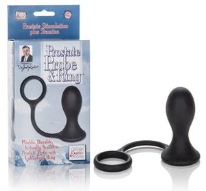 Dr. Joel Kaplan Prostate Probe And Ring For Him - Cock Ring & Anal Plug Dr. Joel Kaplan by CalExotics