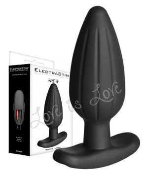 ElectraStim Silicone Noir Rocker Butt Plug (3 Sizes) ElectroSex Gear - ElectraStim ElectraStim Large 