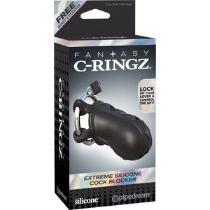 Fantasy C-Ringz Extreme Silicone Cock Blocker For Him - Chastity Devices Fantasy C-Ringz